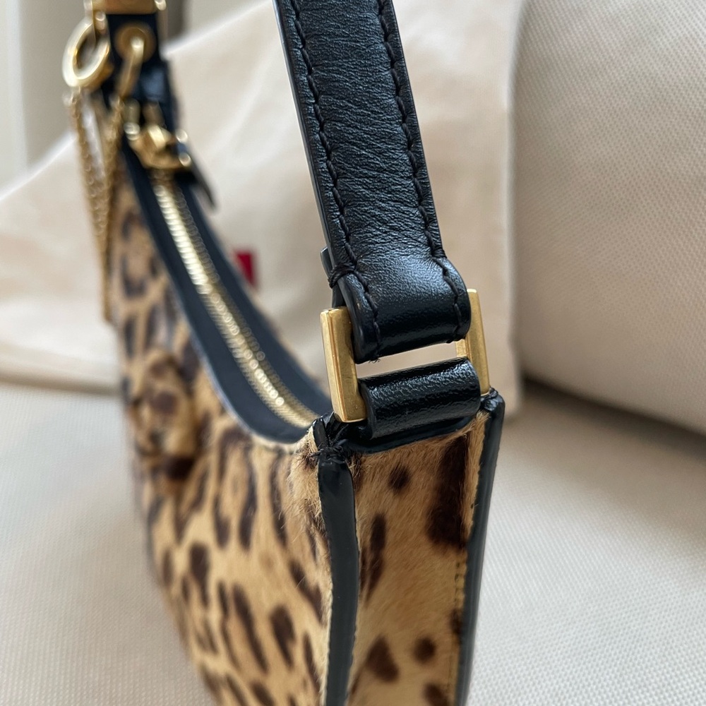 Valentino VLOGO genuine calf hair Leopard Print -looking to trade Open to offers - Picture 6 of 15
